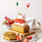 KerstPrikker Set – Decoratieve prikkers voor feestelijke hapjes en traktaties