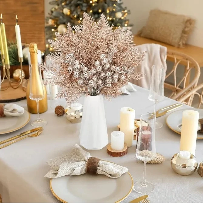 Winterglans decoratietakken - Geeft je kerstdecoratie  meer glans en volume.