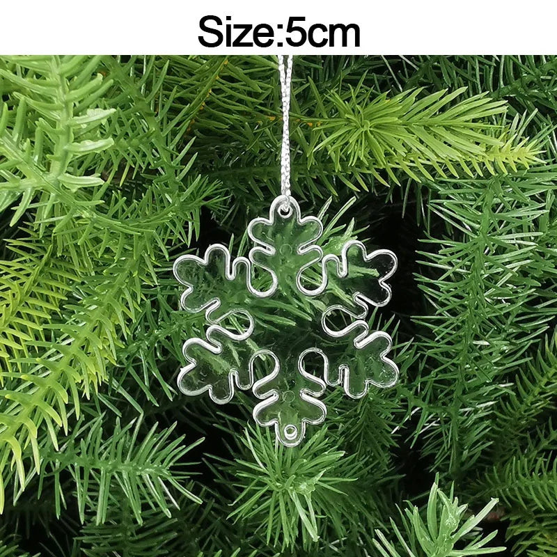 CrystalGlow Ornaments – Transparante Kersthangers