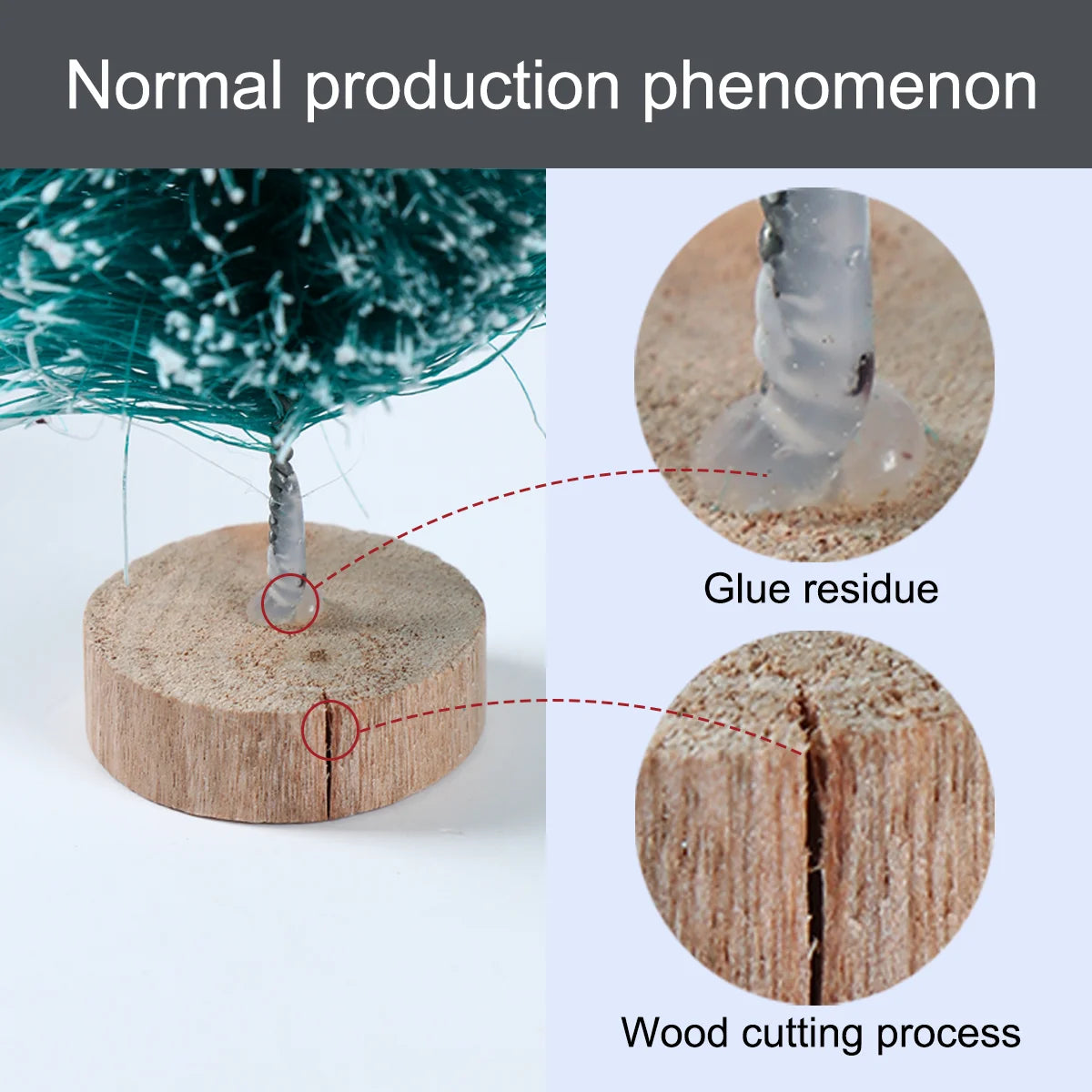 Festive mini trees - Breng in één keer warme kerstsfeer in huis met 8 mini kerstboompjes in verschillende formaten.