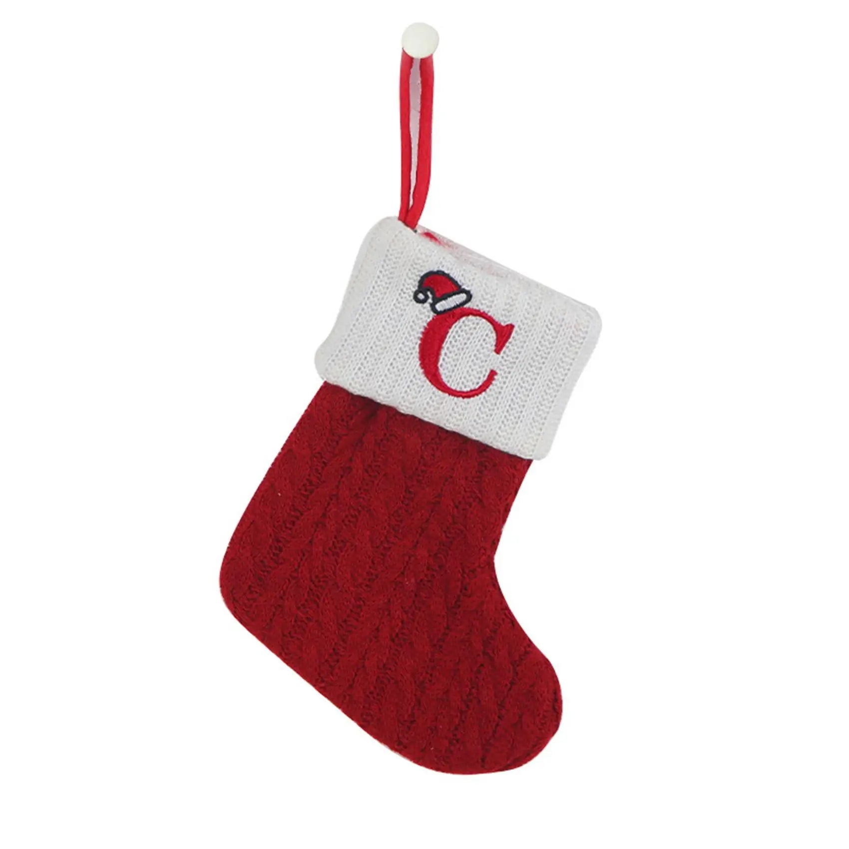 LetterCharm Stocking – Gepersonaliseerde kerstsok voor sfeervolle feestdecoratie