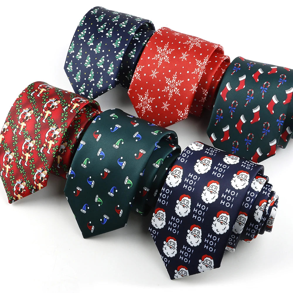 Festive christmas tie - Geef je outfit meer kerstsfeer met deze kerststropdas!