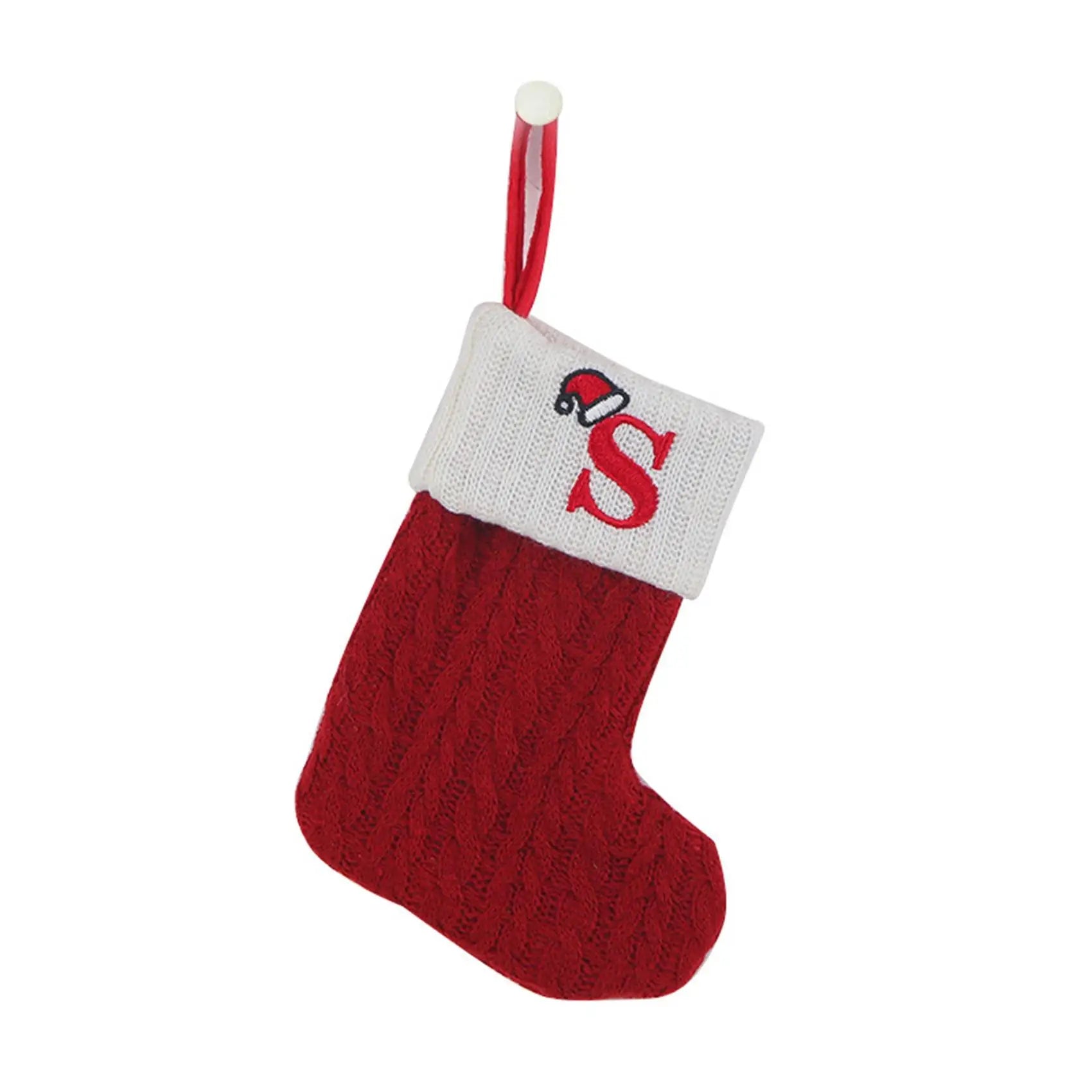 LetterCharm Stocking – Gepersonaliseerde kerstsok voor sfeervolle feestdecoratie