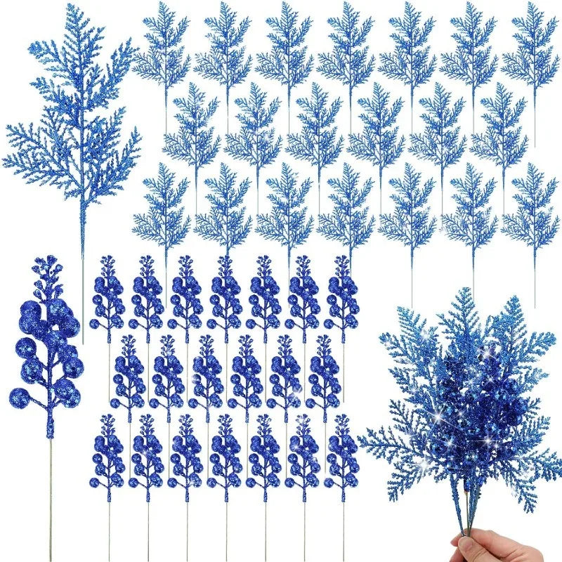 Winterglans decoratietakken - Geeft je kerstdecoratie  meer glans en volume.