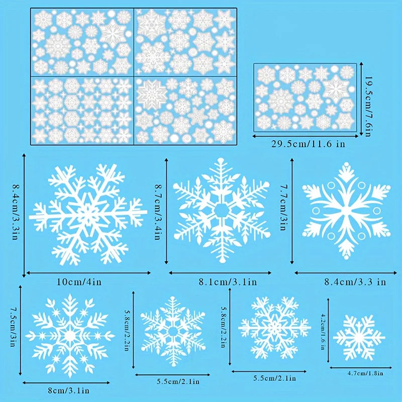 FrostyWindow Decals – Winterse Raamstickers voor Sfeervolle Decoratie
