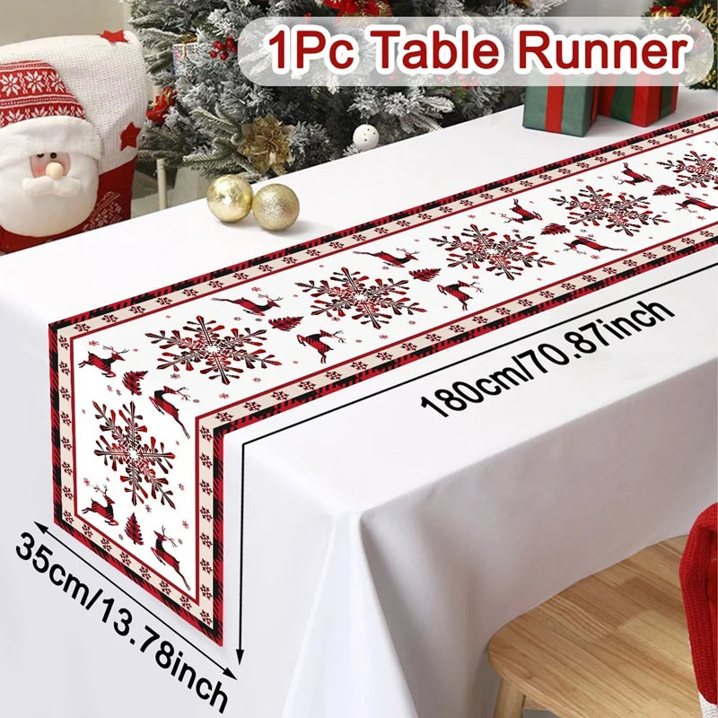 Festive Table Cover – geeft je eettafel direct een warme kerstlook