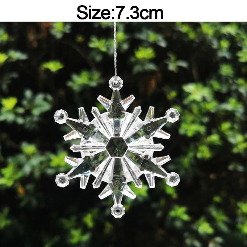 CrystalGlow Ornaments – Transparante Kersthangers