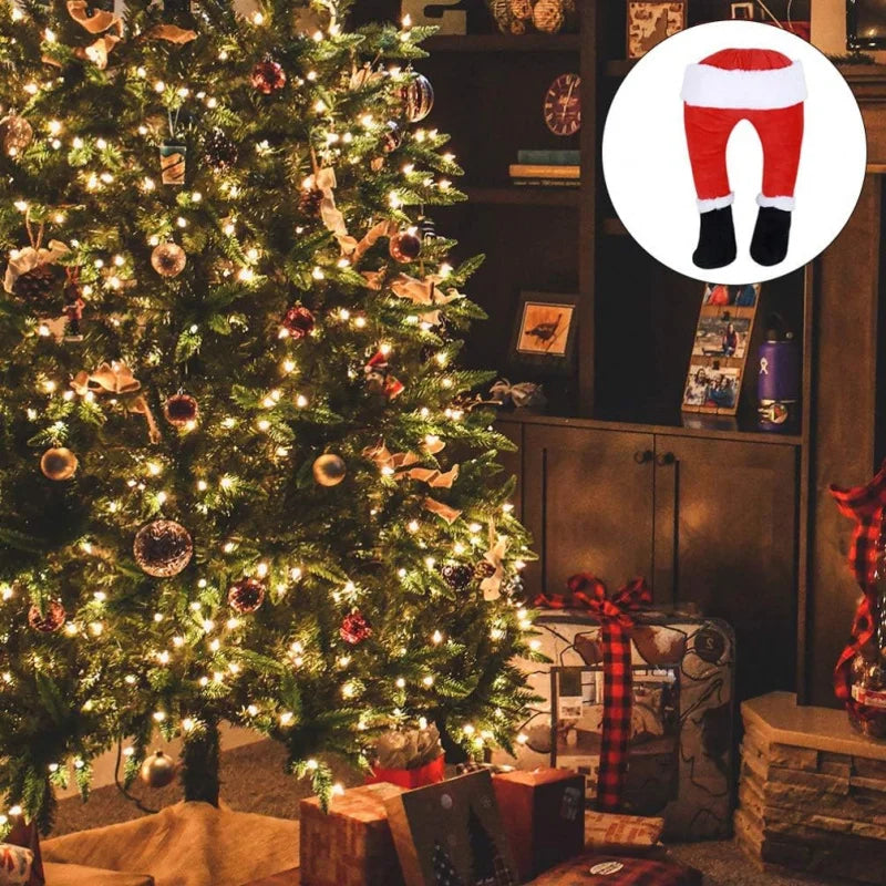 SantaStuck Legs – Hilarische kerstboomdecoratie