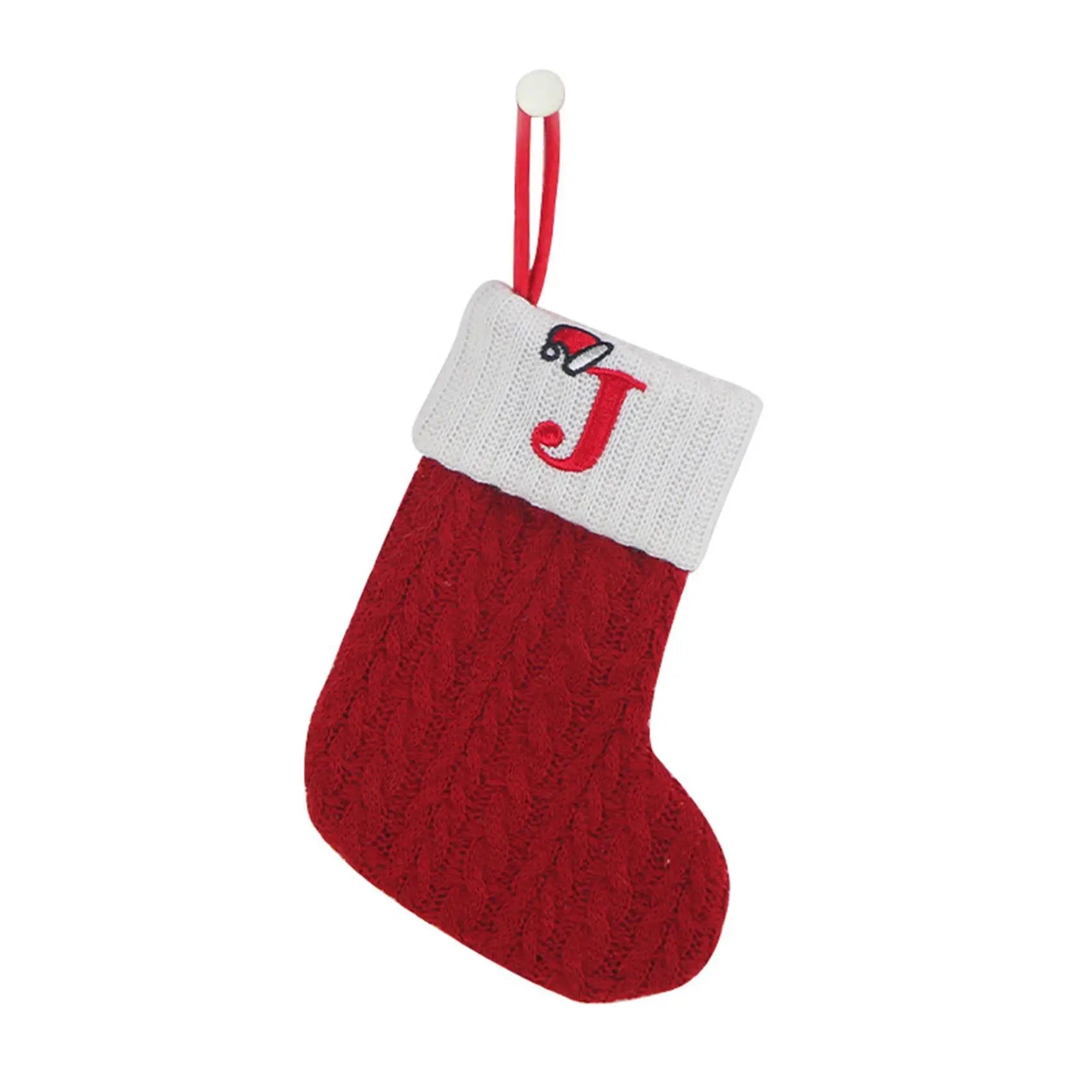 LetterCharm Stocking – Gepersonaliseerde kerstsok voor sfeervolle feestdecoratie
